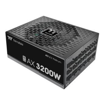 Блок питания Thermaltake ATX 3200W AX 3200W 80+ platinum 24pin APFC 140mm fan color LED 12xSATA Cab Manag RTL