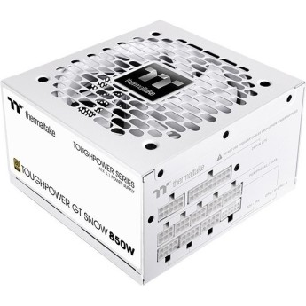Блок питания Thermaltake ATX 850W Toughpower GT Gen.5 SNOW 80+ gold 24pin APFC 120mm fan 6xSATA Cab Manag RTL