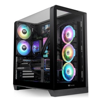 Корпус Thermaltake View 390 TG черный без БП ATX 6x120mm 2xUSB3.0 audio bott PSU Корпус Thermaltake View 390 TG черный без БП ATX 6x120mm 2xUSB3.0 audio bott PSU